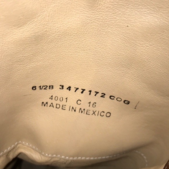 LEATHER COGNAC BROWN TALL FRYE BOOTS - Picture 4 of 7